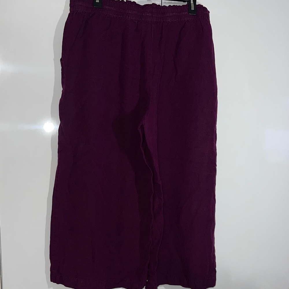 LOFT Purple Wide Leg Pants - Picture 5 of 5